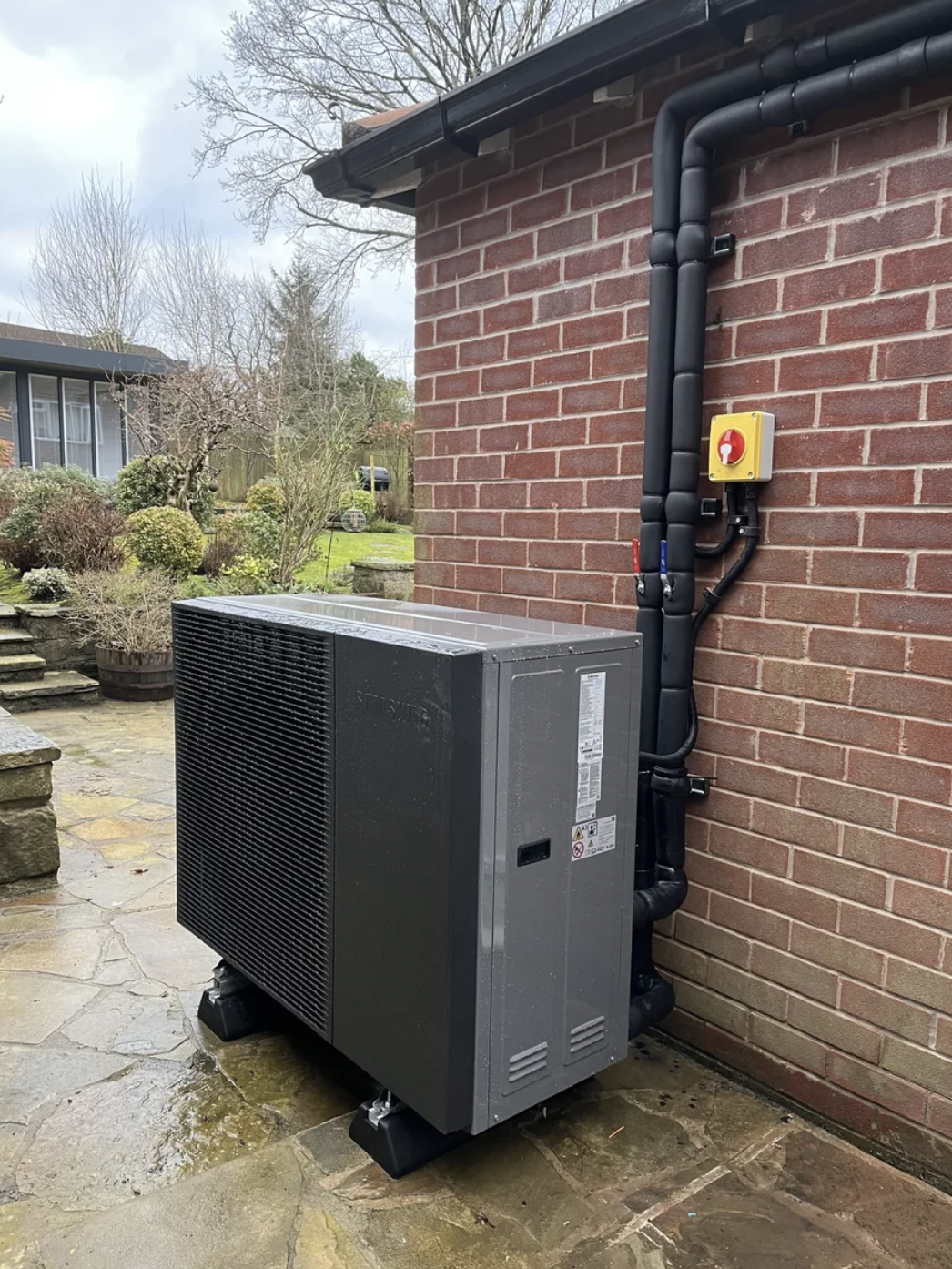 Lucht-water warmtepomp installatie Edingen Henegouwen